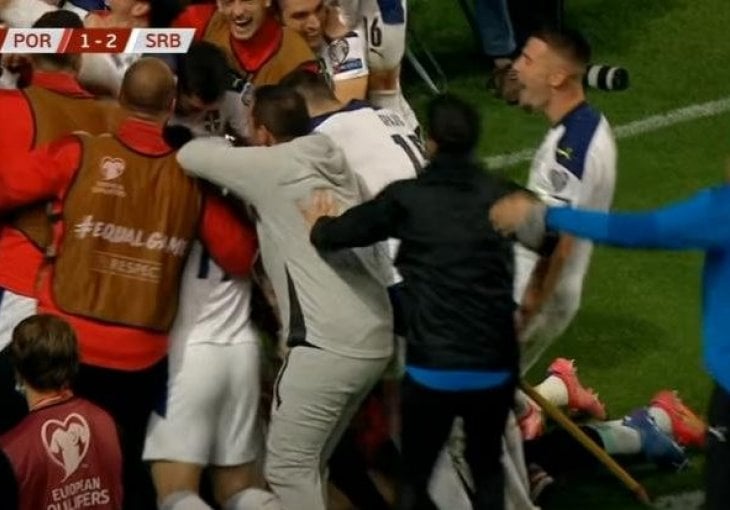 Pao u trans: Poslušajte reakciju srpskog komentatora na gol kojim je Srbija šokirala Portugal