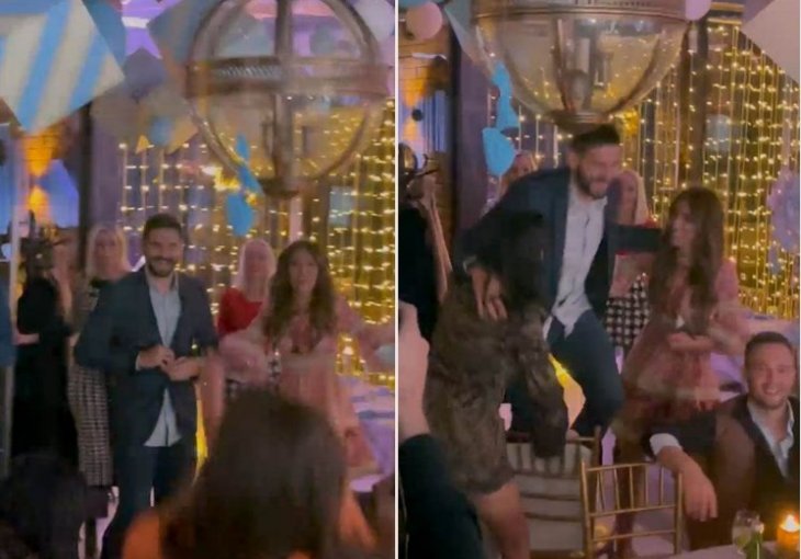 KAD JE MITROVIĆ UŠAO U RESTORAN NASTALA JE LUDNICA: Svi zapjevali heroju Srbije, on se popeo na stolicu, NASTAO JE HIT SNIMAK (VIDEO)