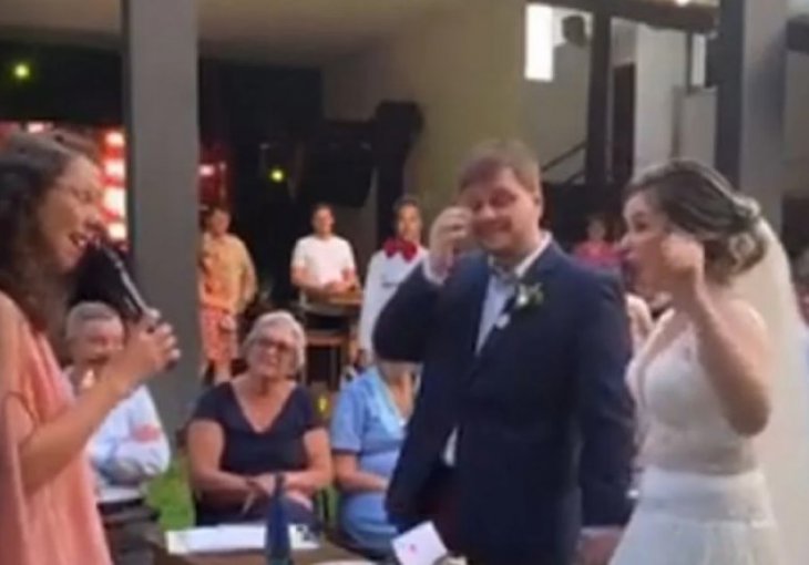 Mladoženja nije bio sretan zbog reakcije: Mlada usred vjenčanja saznala za pobjedu Hamiltona
