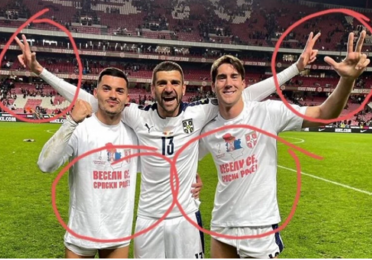Nogometni savez Kosova će uložiti žalbu UEFA-i zbog natpisa na majicama igrača Srbije