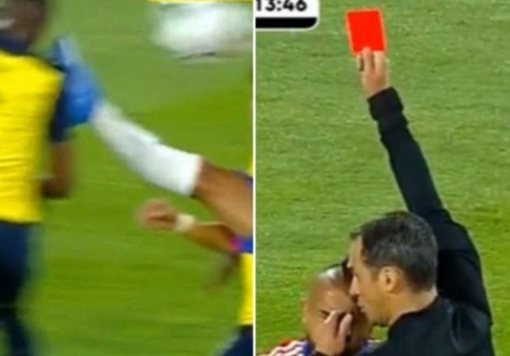 Vidal udario Torresa nogom u glavu i dobio direktan crveni karton: Pogledajte šokantan snimak iz 13. minute susreta