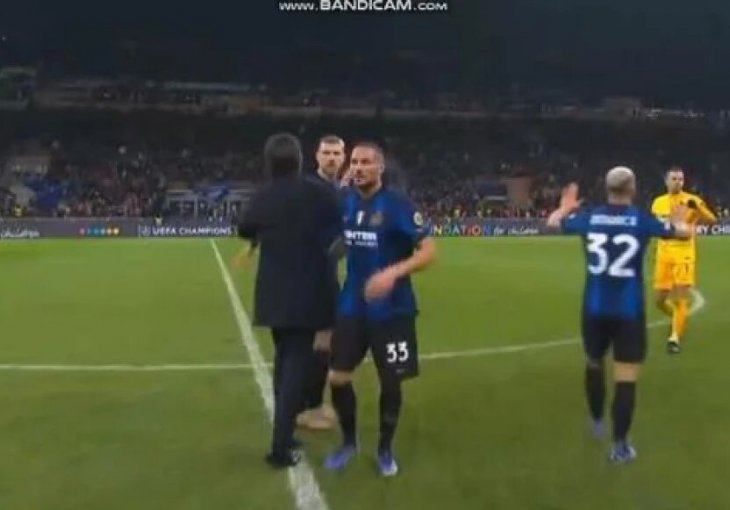 Pogledajte kako je Simone Inzaghi pozdravio Edina Džeku nakon fenomenalne utakmice Dijamanta
