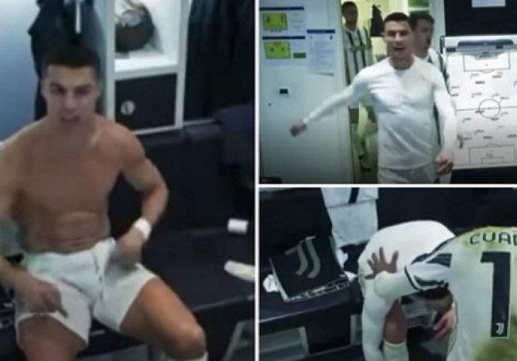 Ronaldo kakvog nikad niste vidjeli! POJAVIO se SNIMAK iz svlačionice Juventusa (VIDEO)