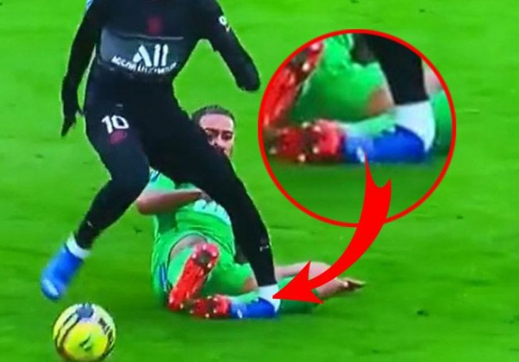 NJEGOVE SUZE GANULE SU SVE Grozna povreda Nejmara, noćna mora za svakog sportistu, evo šta je bilo sa zglobom (VIDEO)