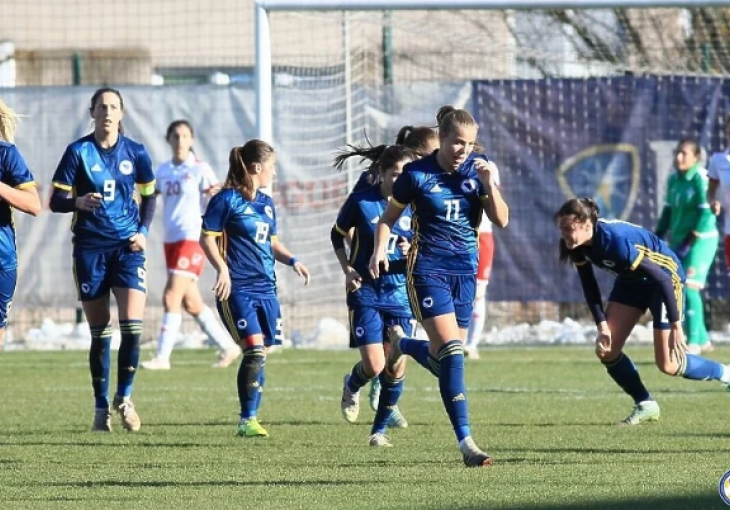 Nogometašice BiH u Zenici ostvarile minimalnu pobjedu protiv Malte