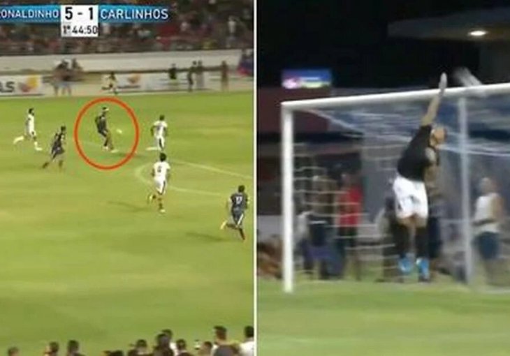 KLASA JE VJEČNA Ronaldinho opet zaigrao na velikom terenu, MAGIJOM je pokazao da mu nema ravnog