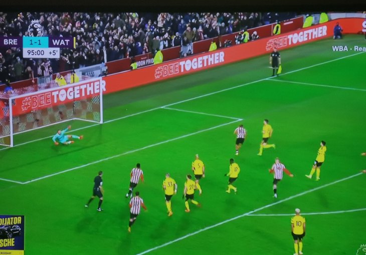 KAKVA DRAMA U FINIŠU UTAKMICE: Brentford penalom do 3 boda