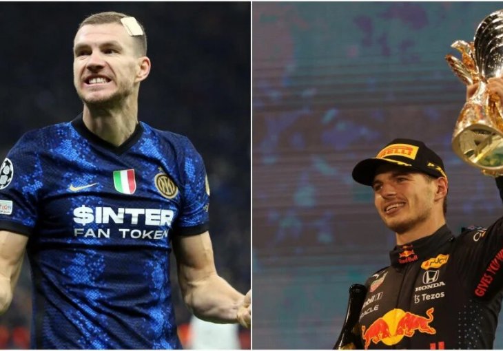 Ni Edin Džeko nije ostao imun na nevjerovatan finiš u Formuli 1, pogledajte kako je reagovao i za koga je navijao (FOTO)