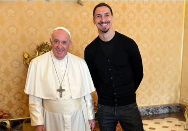 Papa primio Ibrahimovića u Vatikanu, Zlatan ga nasmijao samo jednom rečenicom
