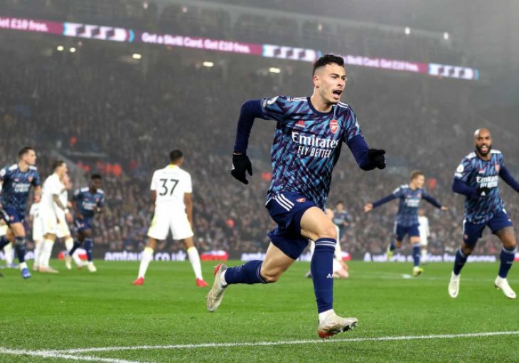 Arsenal ubjedljiv protiv Lidsa, Martineli donio 