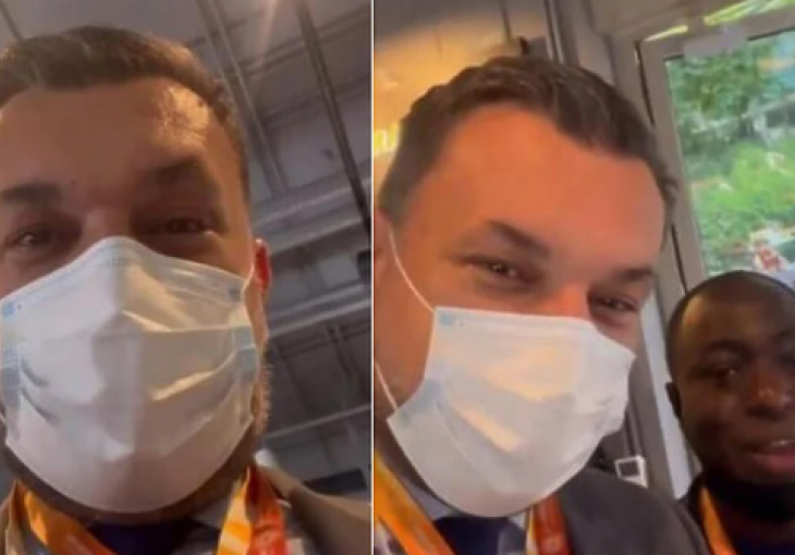 Konaković na EXPO-u prišao štandu Nigerije i poručio da nije bio ofsajd na SP-u 2014. (VIDEO)