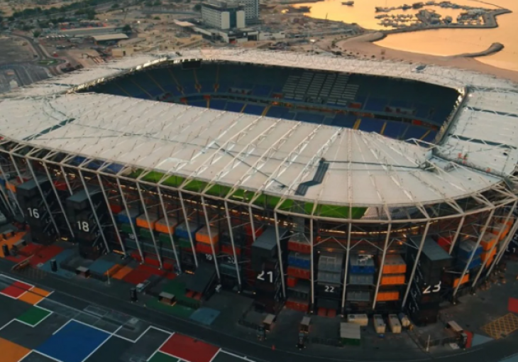 Utakmice Svjetskog prvenstva igrat će se na stadionu koji je napravljen od 974 kontejnera