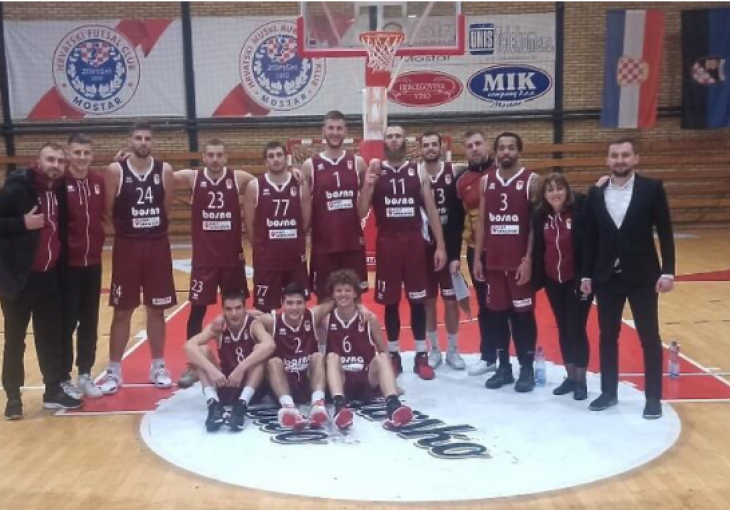 Košarkaši Bosne u neizvjesnom meču pobijedili Zrinjski u Mostaru