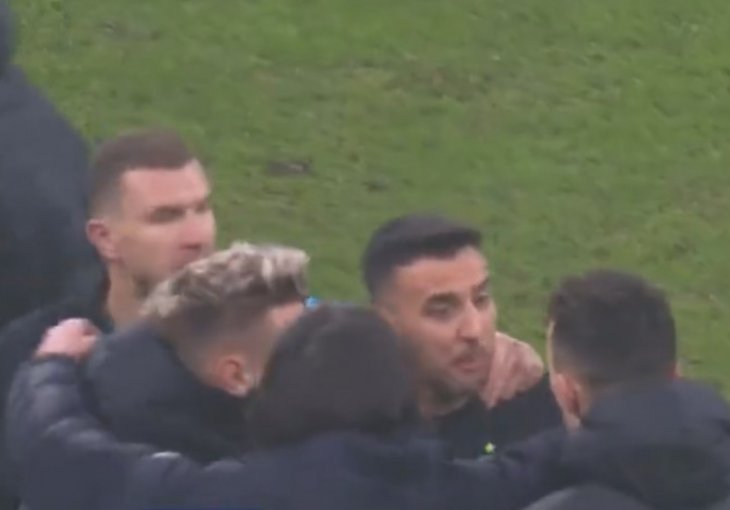 INTER JE LIDER, ALI STVARI SU IZMAKLE KONTROLI Dok je ekipa slavila pobjedu, Džeko razdvajao bijesnog Hrvata od saigrača (VIDEO)