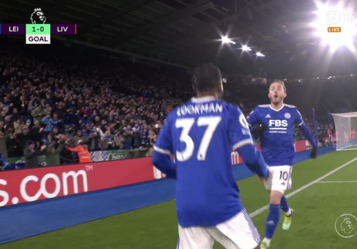 GOOOOOOOOL: Lookman maestralno pogodio mrežu Liverpoola nakon nepune tri minute u igri