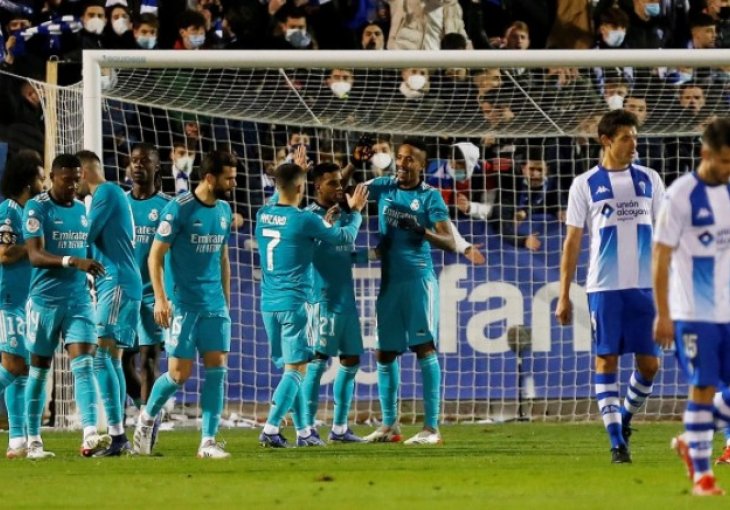 Real Madrid strepio na gostovanju kod trećeligaša, ali na kraju ipak izborio prolaz dalje