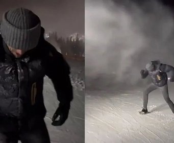SVE PRŠTI, NEODOLJIVO PODSJEĆA NA ROCKYJA Bokserski prvak Oleksandr Usyk pokazao kako trenira po velikoj sniježnoj mećavi