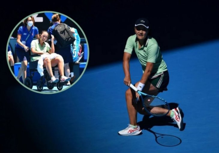 Užasne scene na Australian Openu: Igračica u kolicima napustila teren