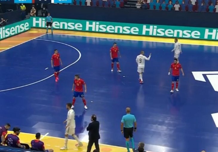 Futsal reprezentacija BiH u prvom nastupu na EP doživjela poraz od Španije