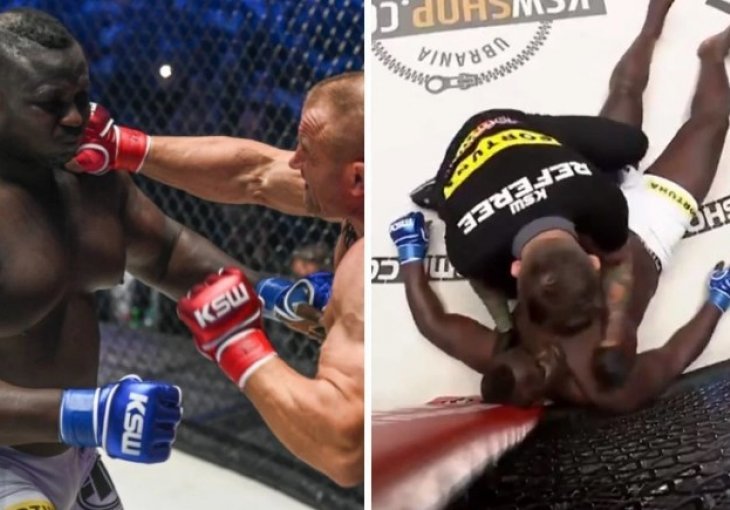 Zvijer od 150 kilograma BRUTALNO nokautirana za 15 sekundi: Od jednog udarca je utonuo u snove (VIDEO)