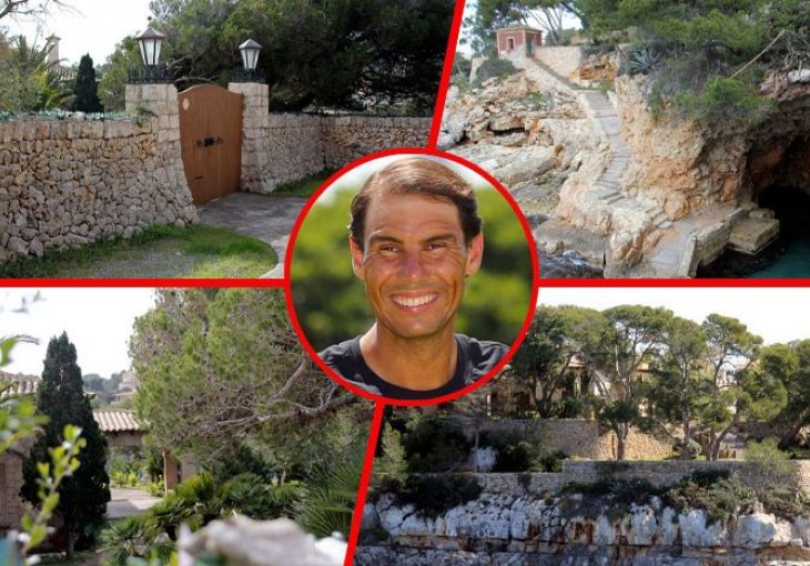 Pogledajte kraljevsku palatu Rafaela Nadala: Ima rajsku baštu i privatnu plažu s pećinom u moru