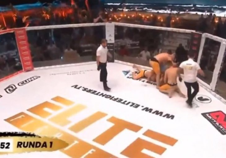 BIZARNIJE OD OVOG TEŠKO DA MOŽE: Organizovali MMA borbu 3 na 1, sve je bilo gotovo za 14 sekundi