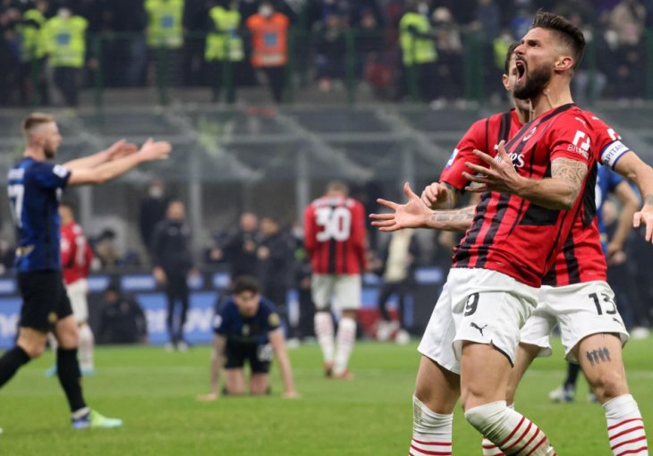 SKANDALOZNE SCENE KAKVE SVIJET NE PAMTI NISU PRIKAZANE U TV PRIJENOSU Giroud je zabio za vodstvo Milana, a na drugoj strani terena - HAOS