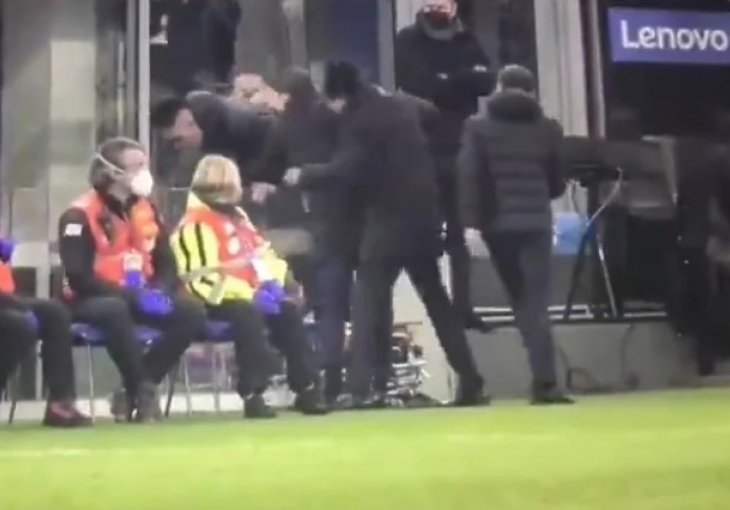 Skandal u milanskom derbiju: Napadač Intera pljunuo rivala, čeka ga žestoka kazna