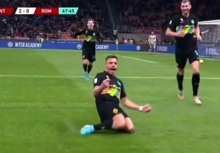 ERUPCIJA ODUŠEVLJENJA U MILANU: Alexis Sanchez sinoć zabio jedan od najljepših golova karijere