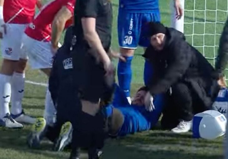 SVI NA STADIONU ZANIJEMILI OD ŠOKA: Strašna povreda igrača u Hrvatskoj, odmah završio na operaciji