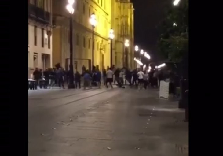 Haos u Sevilji: Žestok okršaja navijača Andalužana i 