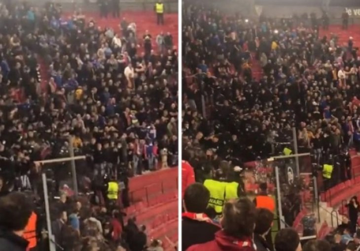 Incident na Ramon Sanchez Pizjuanu: Potukli se policija i Bad Blue Boysi
