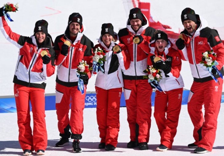 Austrijski skijaši osvojili ekipno zlato, Šifrin bez medalje