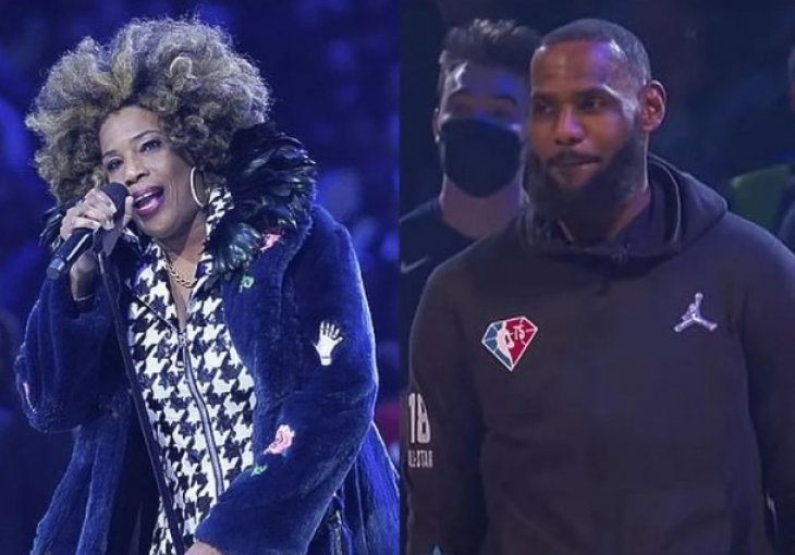 LeBron James se jedva suzdržavao od smijeha tokom specifičnog izvođenja američke himne