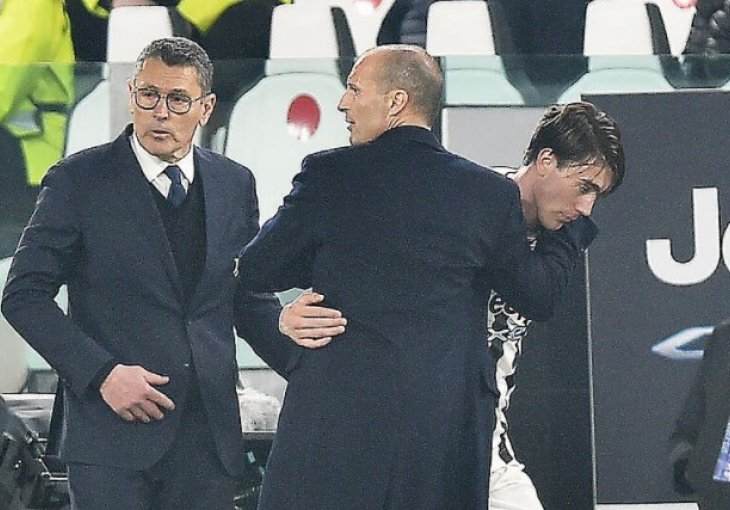 Allegri prinuđen da brani Vlahovića od javnosti: Nikada u karijeri mu se to nije desilo