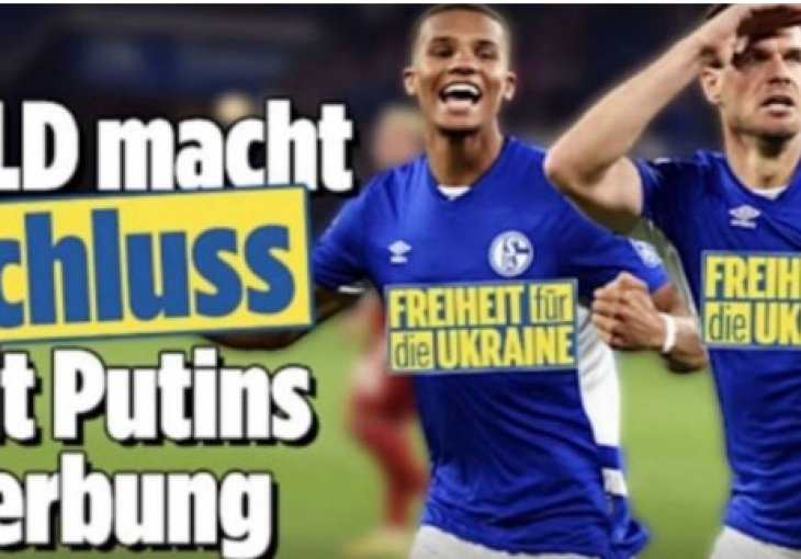 Bild maknuo Putinove reklame s dresa Schalkea: 