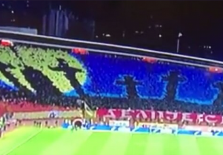 Užasna koreografija u Beogradu: Groblje u bojama zastave Ukrajine