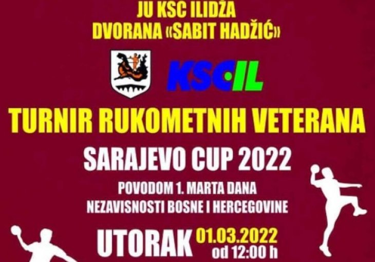 VRK Sarajevo povodom Dana nezavisnosti BiH organizuje turnir rukometnih veterana