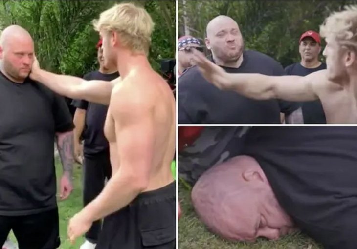 MRCINA JE MOMENTALNO UTONULA U SAN Famozni YouTouber brutalno dokrajčio američkog kralja šamaranja teškog 160 kg 