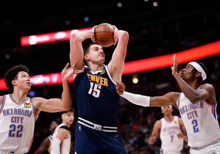 Jokićev double-double u iznenađujućem porazu Denvera, Hardenov debi iz snova u Philadelphiji