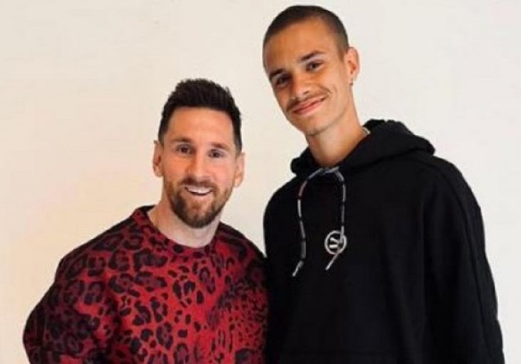 Messi se slikao s Beckhamovim sinom. Fotografija je APSOLUTNI HIT zbog jednog detalja na Argentincu