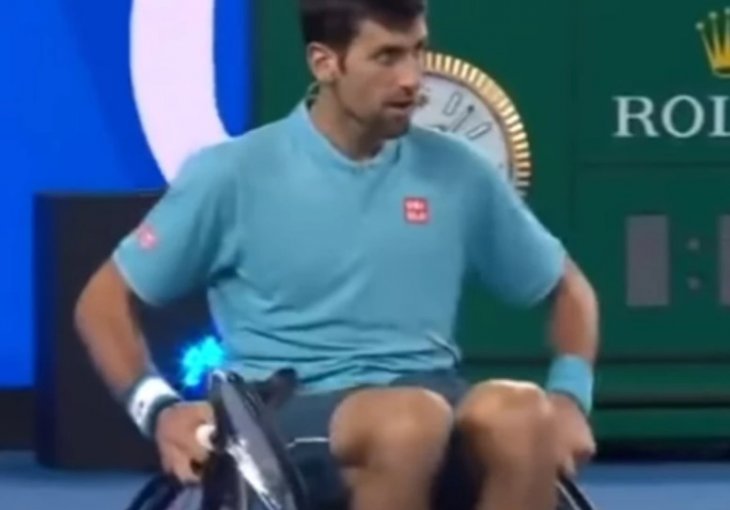 NOVAK U INVALIDSKIM KOLICIMA Čuveni teniski trener objavio snimak i iznio salve pohvala na račun Đokovića