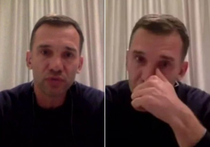 ŠEVČENKO ZAPLAKAO UŽIVO ZBOG RATA U UKRAJINI: Jedna tema ga posebno potresla - 