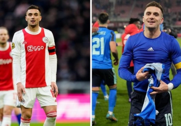 Svi kapiteni s ukrajinskom, a Tadić s drugom kapitenskom trakom: Trener Ajaxa dao 