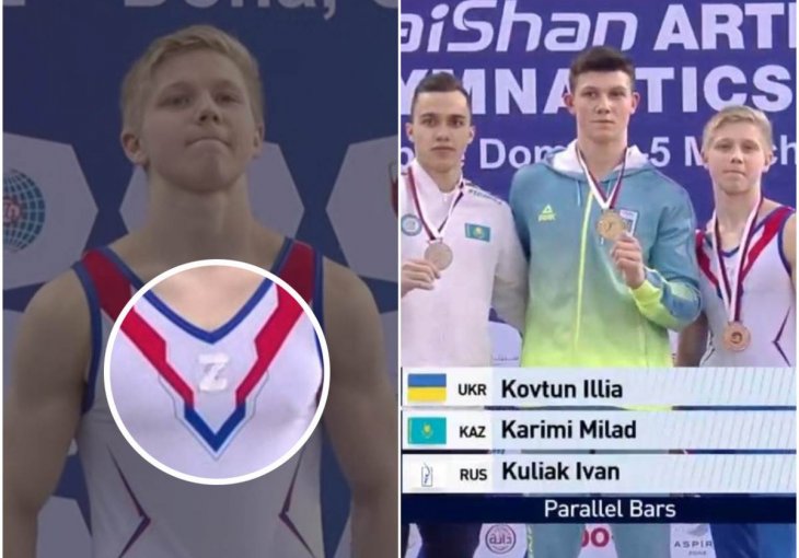 RUSKI GIMNASTIČAR OTKRIO ZAŠTO JE NOSIO SLOVO 