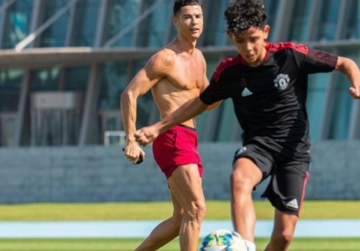 DOBIVA LI CRISTIANO VELIKOG NASLJEDNIKA? Ronaldo Junior kopirao slavnog oca i potezima privukao veliku pažnju na društvenim mrežama