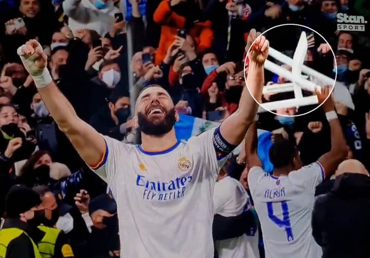  Benzema je slavio gol, a svi se smiju Alabi! (VIDEO)
