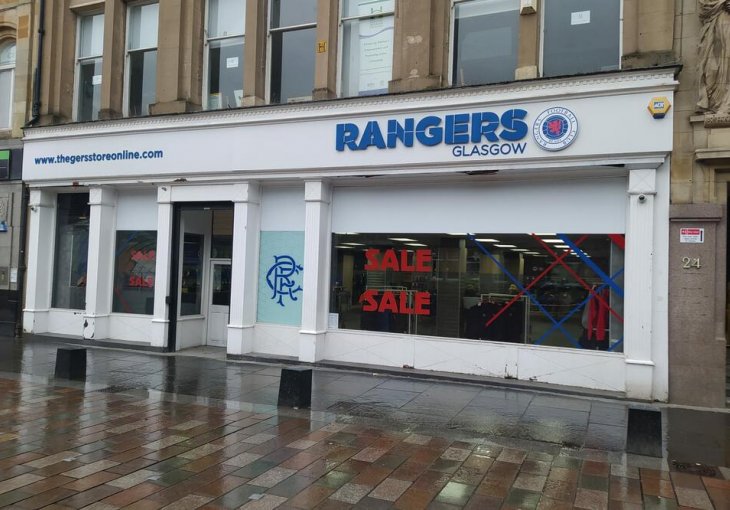 KAO POLOVNA ROBA: Nestvarno niske cijene u shopu Glasgow Rangersa