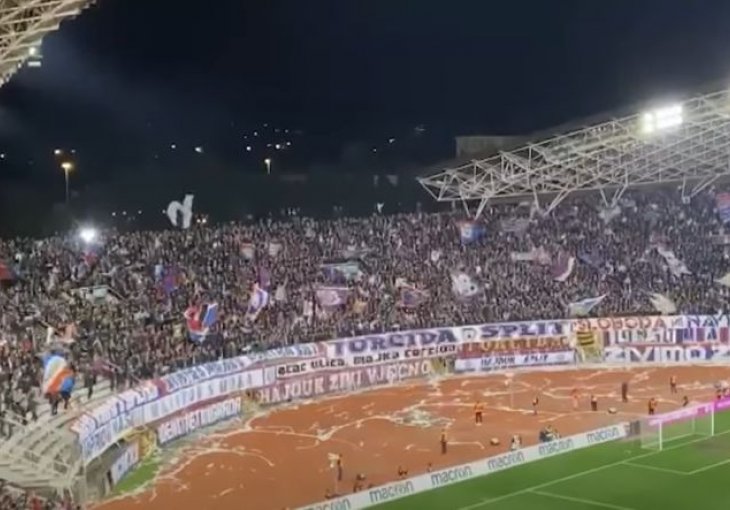 Spektakl na Poljudu: Torcida digla 