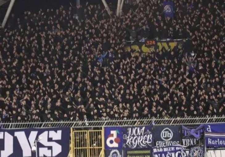 Navijači Dinama priredili koreografiju za Ukrajinu i zaradili aplauze na krcatom Poljudu